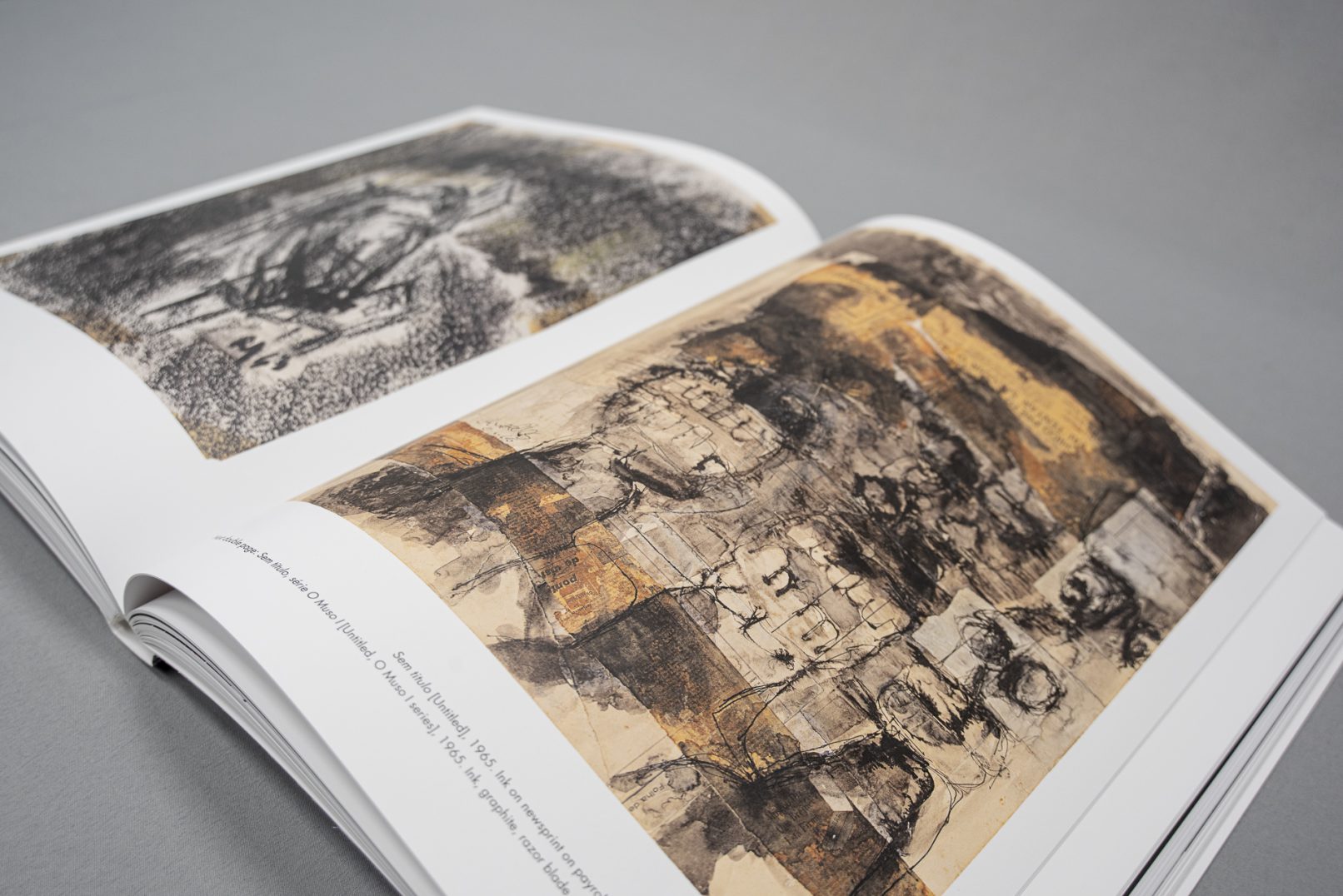 Detailseite, kraftvoll gedruckt im Offsetdruck