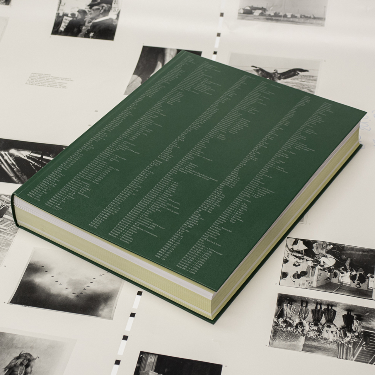 Cover der Publikation Taryn Simon, Kunstledereinband bedruckt mim UV-Offset