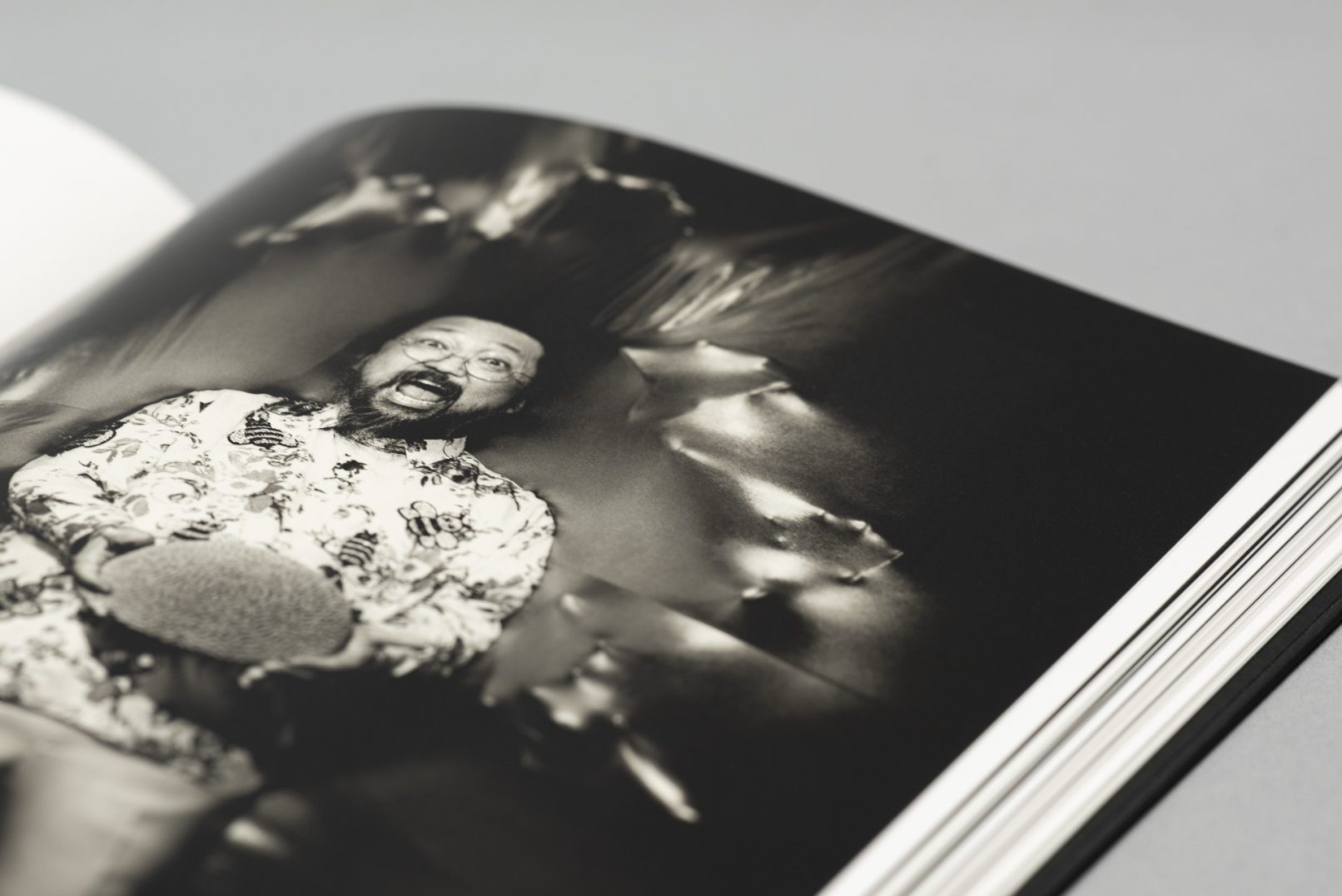 Detailaufnahme aus dem Buch the DIOR sessions, gedruckt im Triplex-Druckverfahren auf GardaPat Kiara