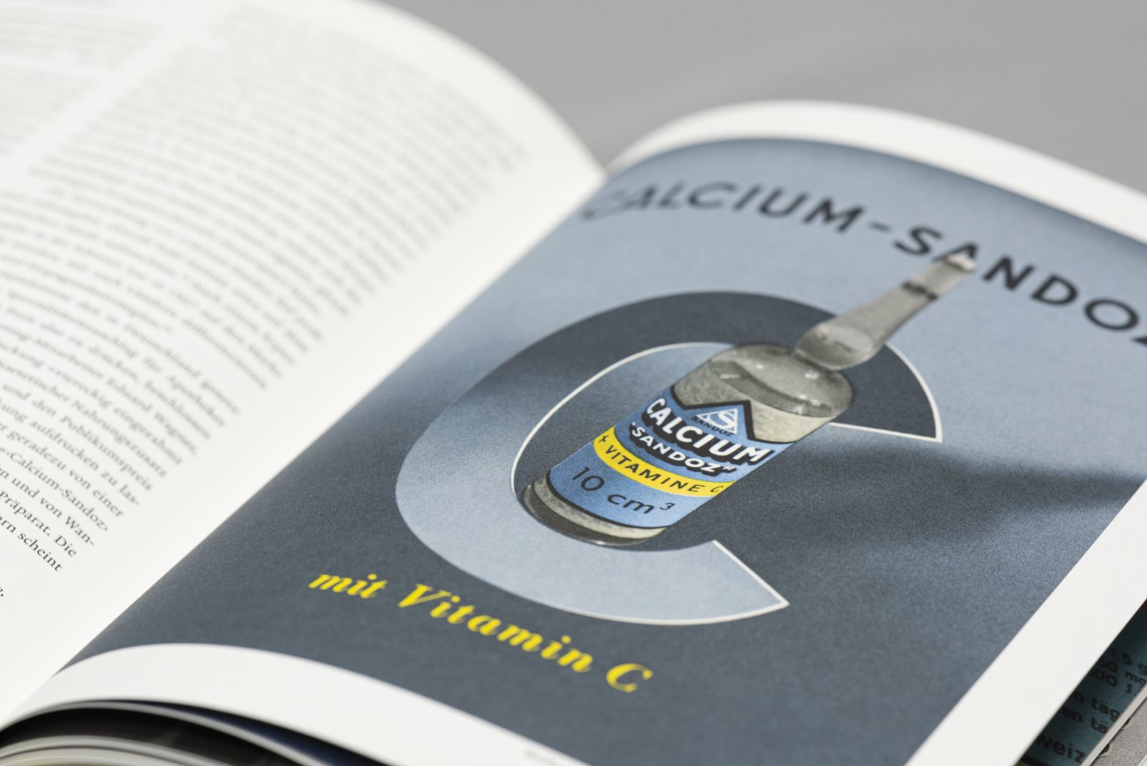 Detail aus dem Buch Chemie in Basel, gedruckt im Offsetdruck