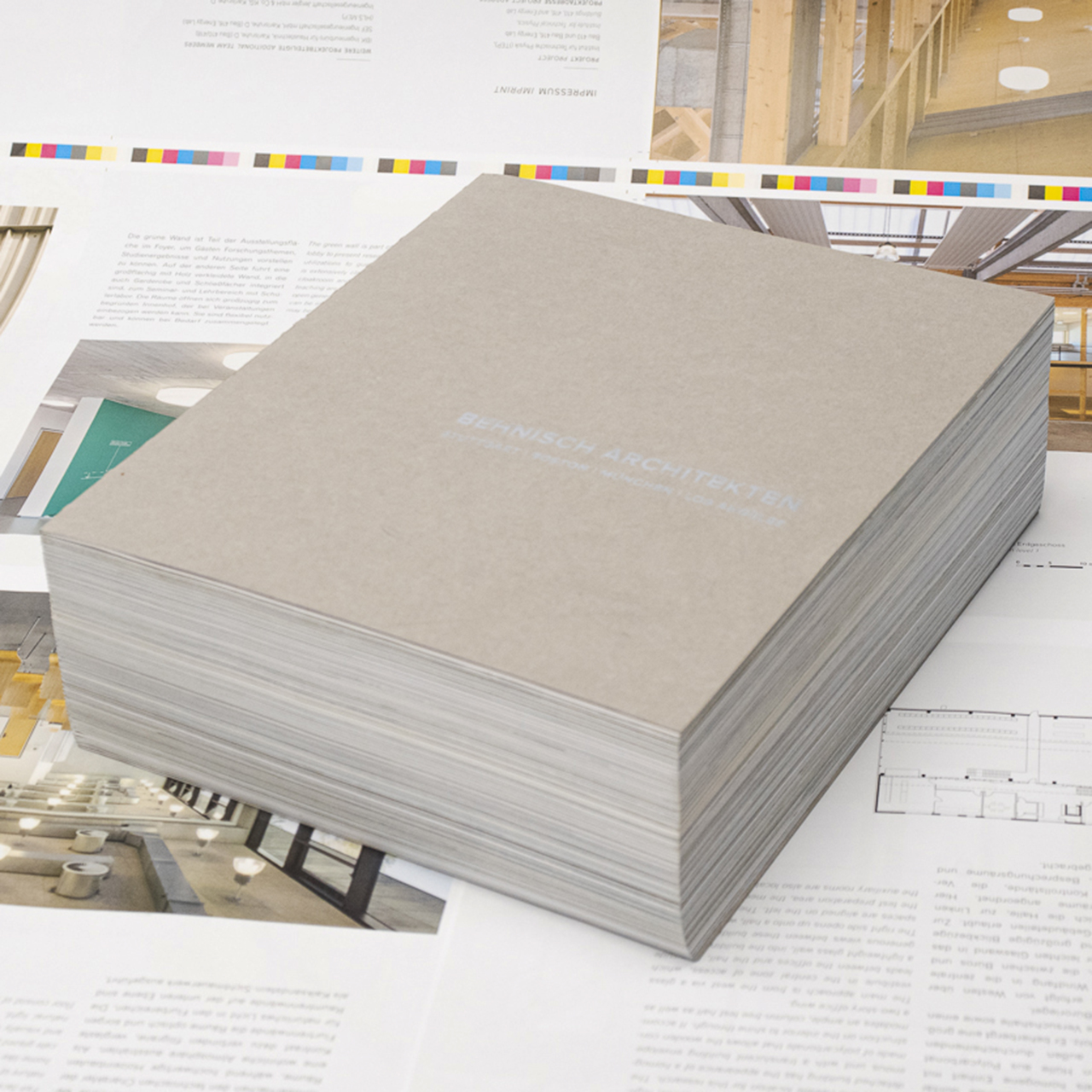 Cover der Publikation Behnisch Architekten, Broschur mit offenem Rücken