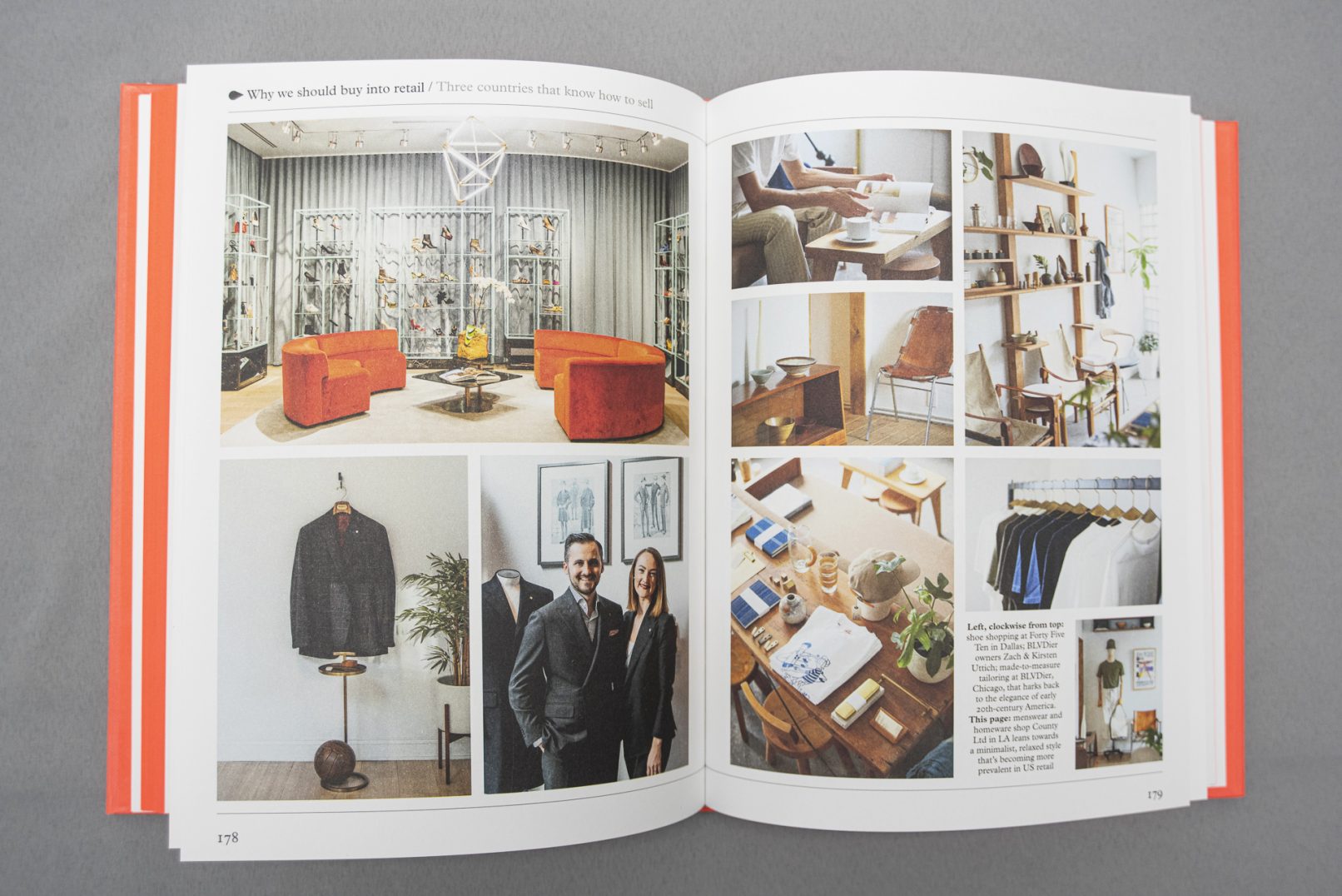 Doppelseite aus dem Inhalt, gedruckt im Offsetdruckverfahren auf Munken Lynx.