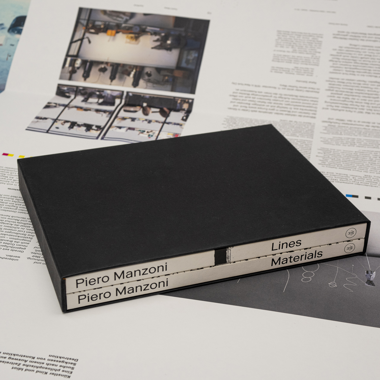 Piero Manzoni, zwei Bände im Schuber, erschienen bei Hauser & Wirth Publishers, Zürich