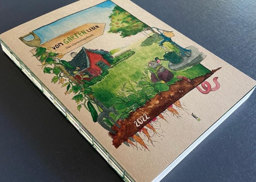 Broschur in offener Fadenheftung mit sichtbarem Heftfaden